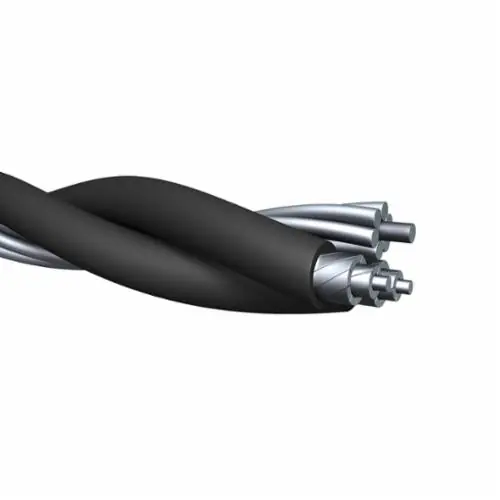 Encore Wire 378241901297 Type ACSR Triplex Service Drop Cable 600 VAC (3) 2/0 AWG Stranded Aluminum Conductors 1500 ft Reel L