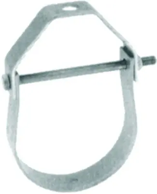 Zenith 4500600PL Standard Clevis Hanger, 6 in Pipe, 3/4 in Rod, 1940 lb Load, Carbon Steel, Plain