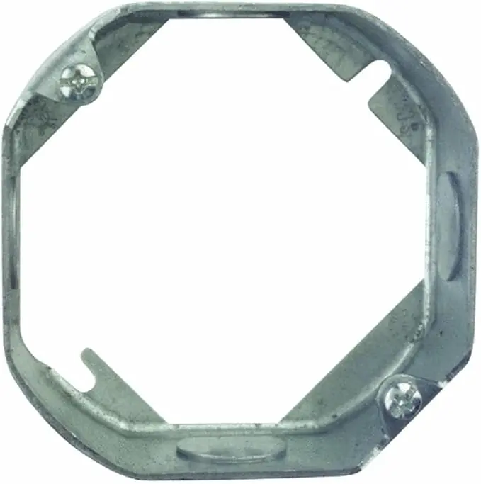 Thomas 55151-1/2-25 Steel City 4-Inch Diameter Octagon Box Extension Ring