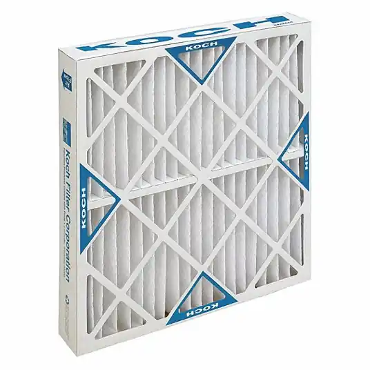 Koch Filter 102-700-031 Multi-Pleat XL8 SC Extended Surface Pleated Panel Filter 24 in H x 24 in W x 4 in D