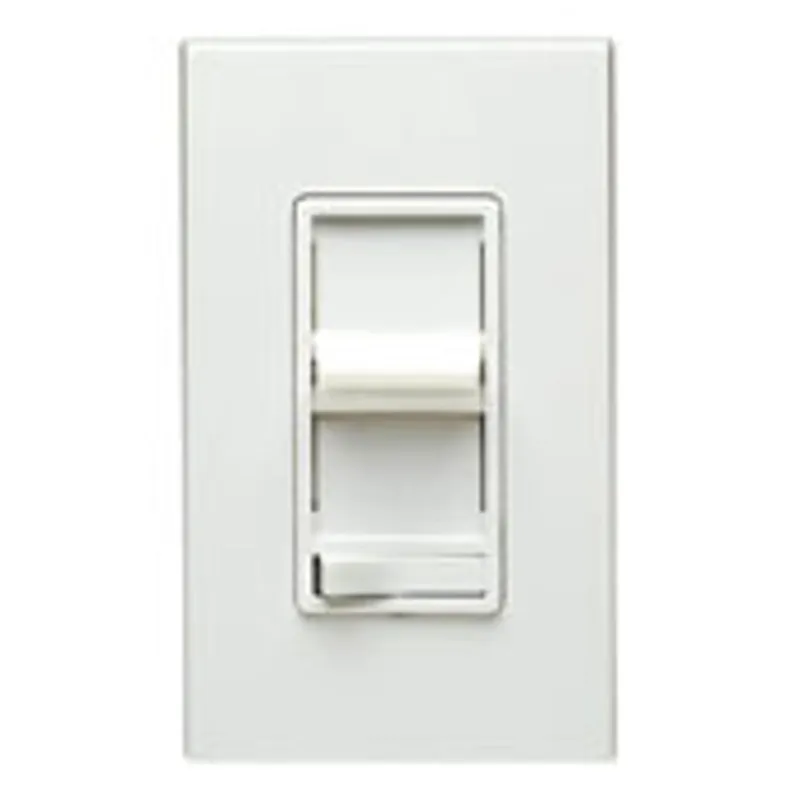 Leviton 6633-PLI 3-Way Slide Dimmer, 600W, 120 Volt AC 60Hz