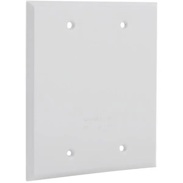 Hubbell Electric 5175-1 Weatherproof Blank Cover 4-1/2 in L x 4-1/2 in W