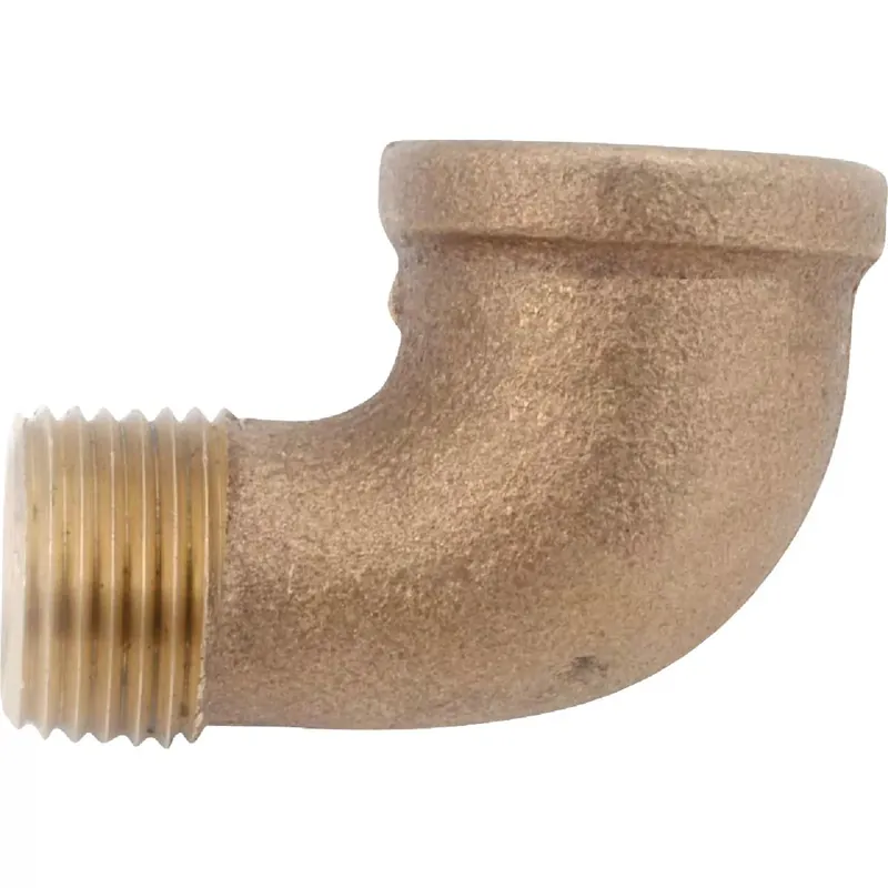 Do It Best 464072 Anderson Metals 1/4 in. 90 deg. Red Brass Threaded Elbow