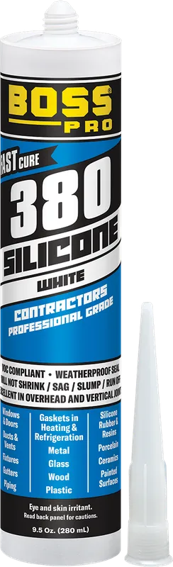 Soudal 142264 Boss® 380 Silicone 9.5 oz Cartridge