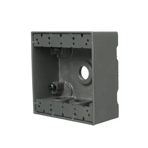 Hubbell Electric 5340-0 Weatherproof Outlet Box With Lugs 30.2 cu-in
