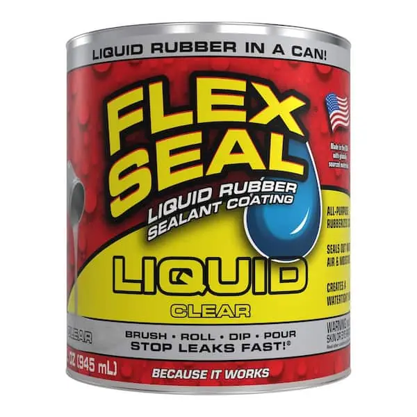 Flex Seal LFSCLRR32 Liquid Rubber Sealant 1 Qt.