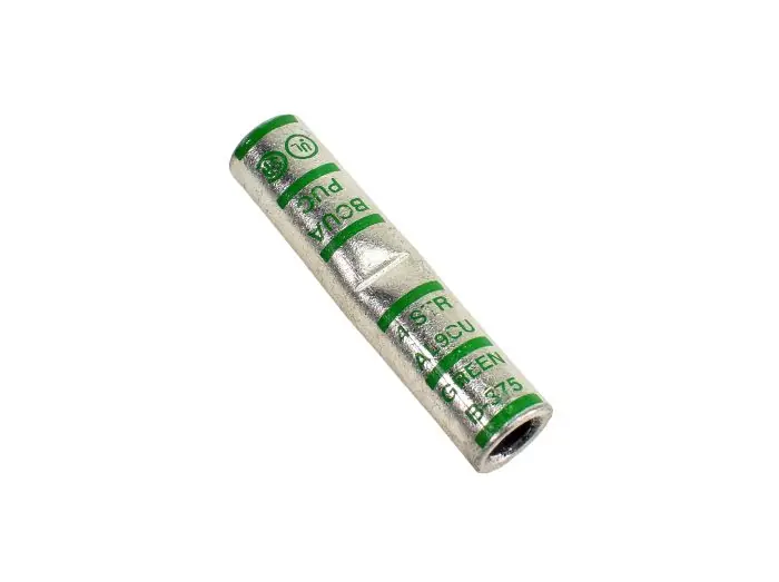 Penn-Union BCUA-4 Standard Barrel Aluminum Compression Sleeve Splice Connector 4 AWG