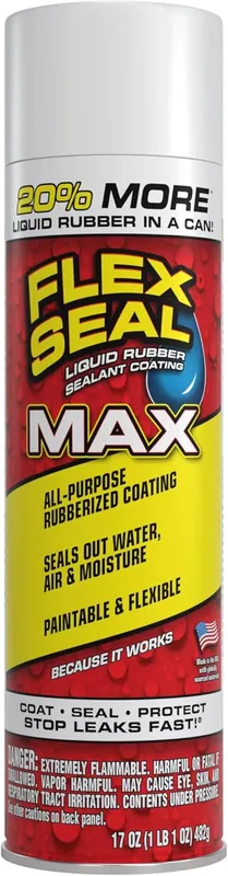 Flex Seal FSMAXWHT24 MAX White 17 oz Spray