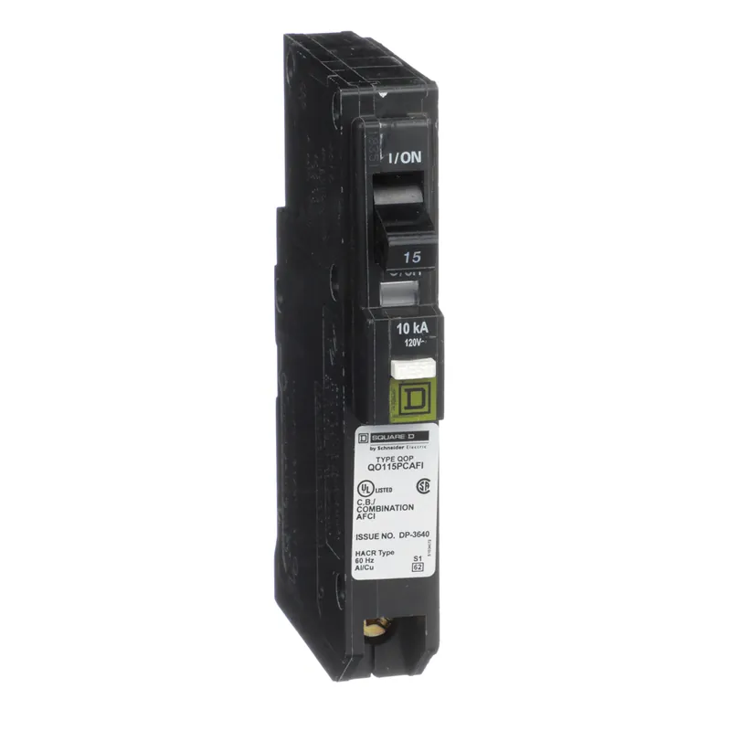 Square D QO115PCAFIC mini circuit breaker 15 amp