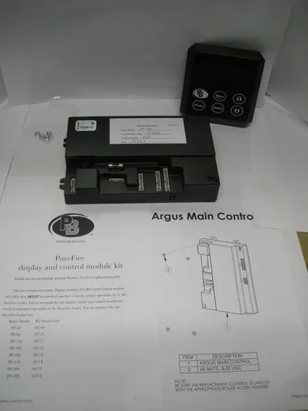 Peerless Boiler 54710 Ctrl/Dspy Pf80 9E Software