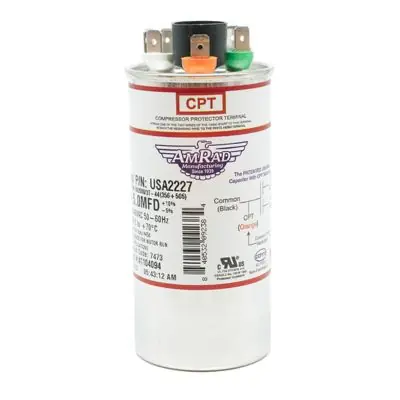 Rectorseal USA2227 Amrad Motor Dual Run Capacitor 35+5 uF