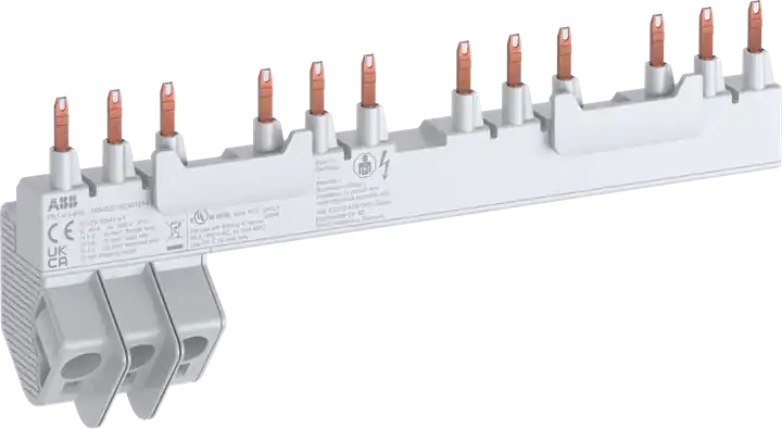 Abb PS1-4-1-65 3-phase Busbar for 4 MS116 / MS132 with 1 HK/SK, Ie=65A
