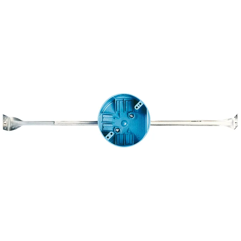 Abb B620KR-CFB Round Ceiling Fan Box with Adjustable Bar Hanger 4 inch 20 cubic inch