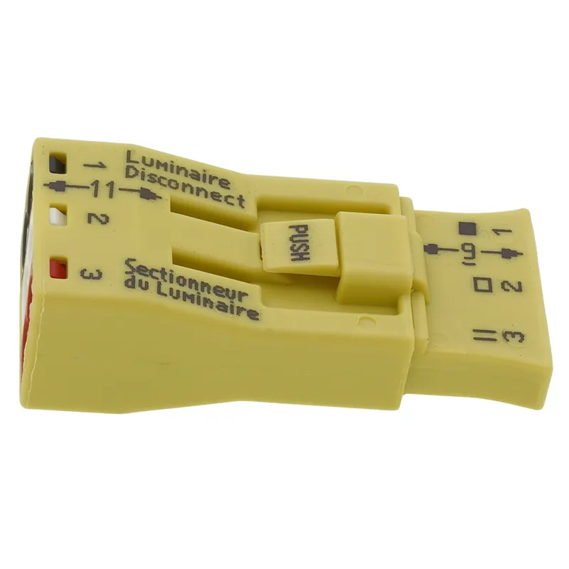 Wago 873-903/K194-4045 Pushwire Splicing Connector For Luminaire Disconnect 3-pole Box of 20 pieces