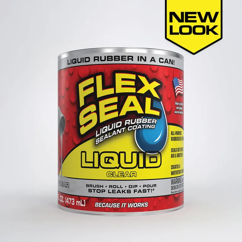 Flex Seal LFSCLRR16 Liquid Rubber Sealant 1 Pt.