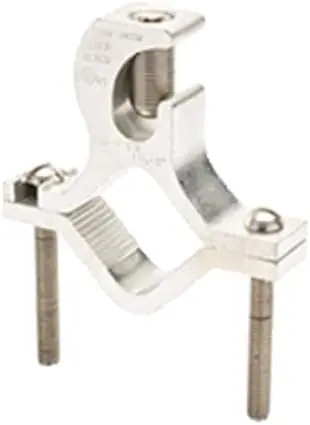 Penn-Union GCL-2 Aluminum Dual Rated Ground Clamp 6 AWG to 250 kcmil SOL 1-1/4 to 2 in Water Pipe