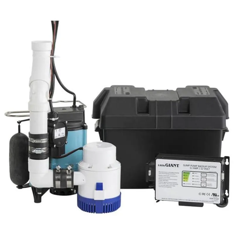 Little Giant 506410 SPBS-12HF-10 Sump Pump Battery Backup System 1/2 HP