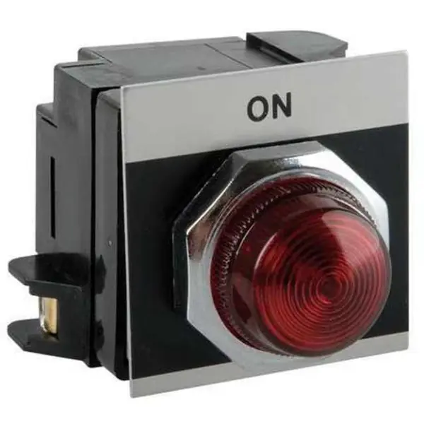 Abb CR104PLG32RA1 On Red 120v Trans Pilot Hot Button