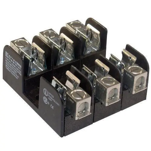 Mersen 60608J Fuse Block 600 VAC/VDC 60 A 3 Pole