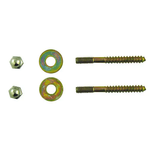 Braxton Harris CS13PR2 Closet Screw Set 1/4 inches x 3-1/2 inches (Per Pair)