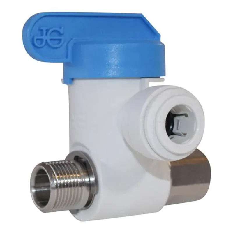 John Guest ASVPP1LF-US Angle Stop Adapter Valve 1/4 inches x 3/8 inches x 3/8 inches