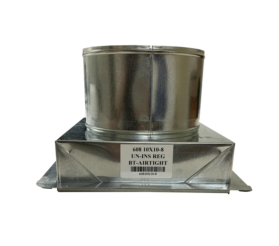 Cody 608R88107 Insulated Register Box With Snap-Rail Flange 10 in L x 8 in W