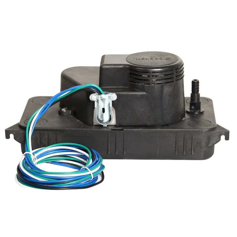 Beckett CL201ULP Condensate Pump Low Profile Plenum Rated 153 Gallons per Hour 115 Volt Barbed
