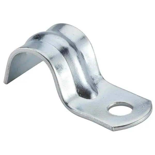 Zenith 2010EG 3-1/2 in One-Hole Tubing Clamp Strut Strap For OD Electrical Metallic Tubing (EMT)