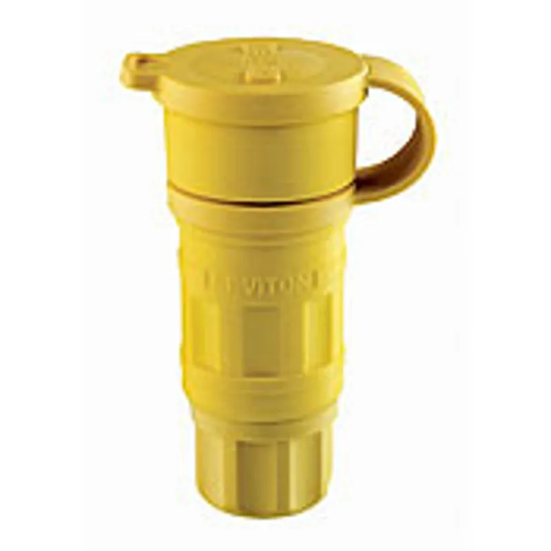 Leviton 25W07 Wetguard Locking Connector 15/10 Amp, 125/250 Volt