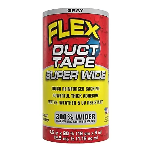 Flex Seal DTGRYR7520 Flex Duct Tape 7.5 inches x 20 feet