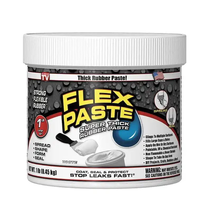Flex Seal PFSWHTR16 Flex Paste 1 lb Jar
