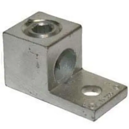 Penn-Union LA-500 Aluminum Dual Rated Lug for One Conductor 4 AWG STR to 500 kcmil AL & CU