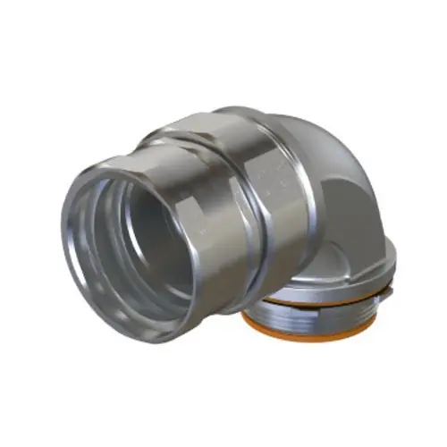 American Fittings FLX25090B 2-1/2 inches Flex Connector 90D w/Insulated Throat