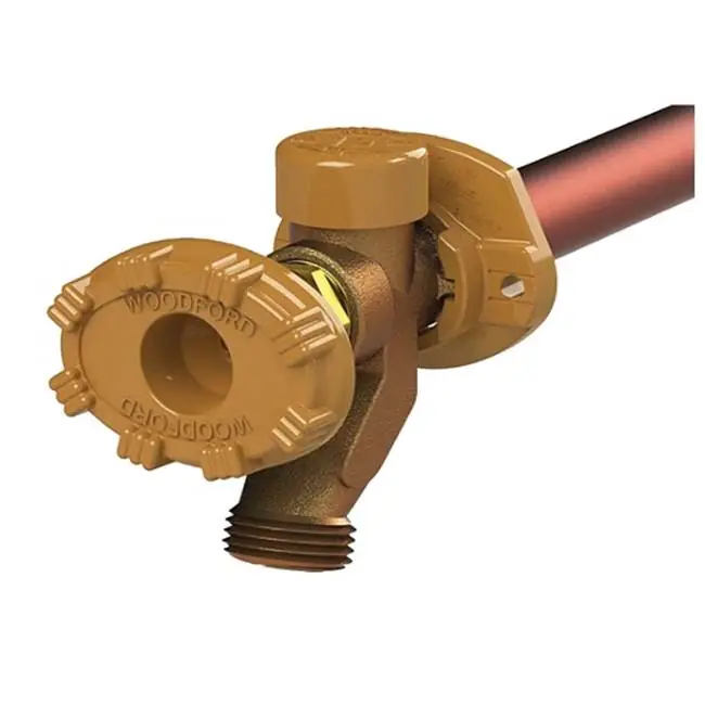 Woodford 19CP-14-BH Model 19 Wall Faucet CP Inlet 14 inch