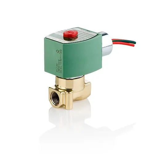 Asco 8262H13V 1/4 inches NPT 2-Way Normally Closed Solenoid Valve 120 VAC