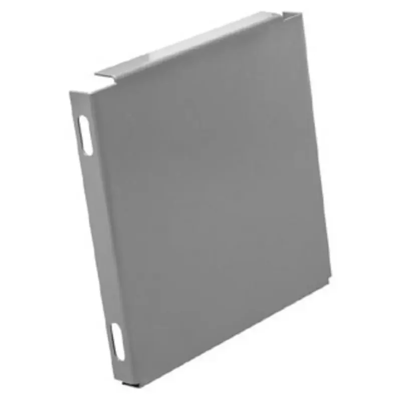 Unity 88E 8 inches x 8 inches Lay-In Wireway End Cap