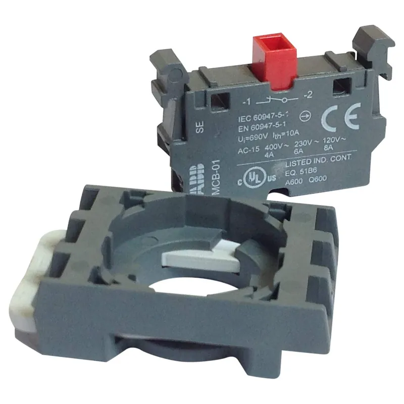 Abb MCBH-01 modular contact block with holder for front mounting