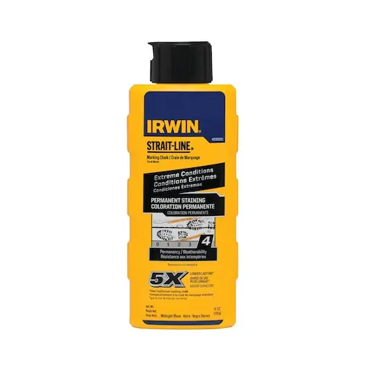 Irwin 4935520 Strait-Line Permanent Staining Marking Chalk 6 ounce