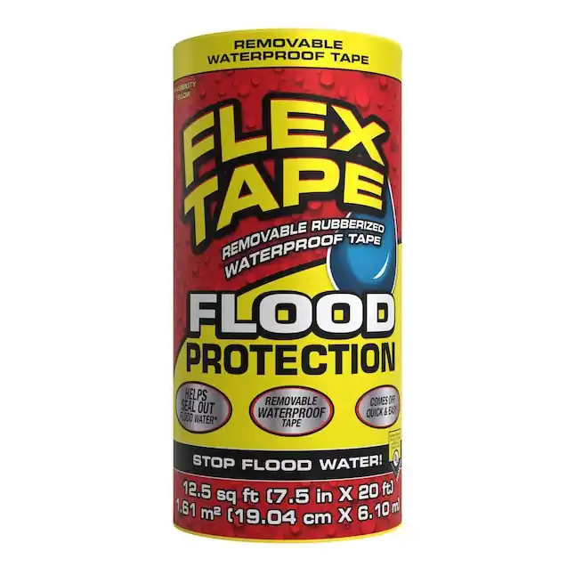 Flex Seal RTSYELR0820 Flood Protection Tape 7.5-in x 20 Feet