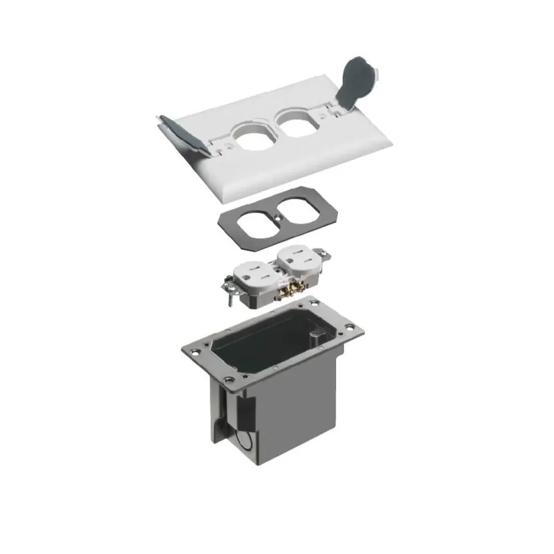 Arlington Industries FLBRF101W Non Metallic Floor Box