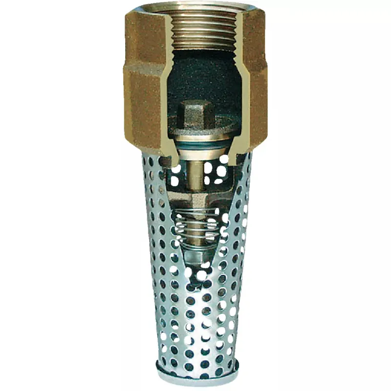 Do It Best 489565 Simmons 1 In. Silicon Bronze Foot Valve, Lead Free