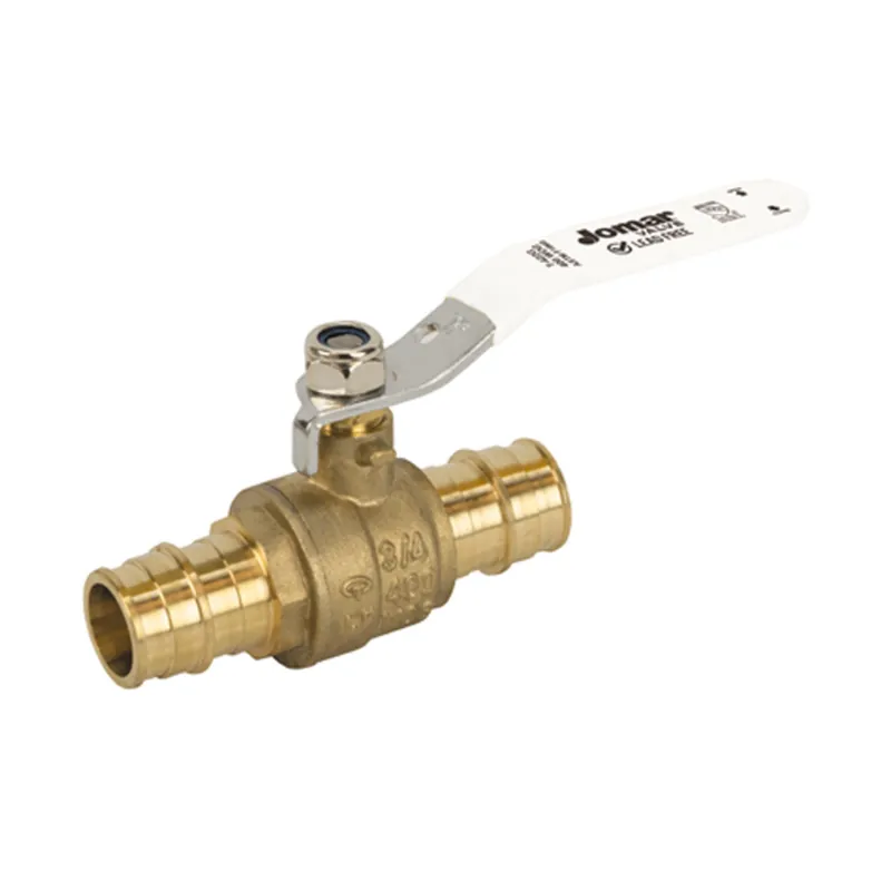 Jomar Valve 104-526PG Ball Valve 1-1/4 in Threaded x PEX