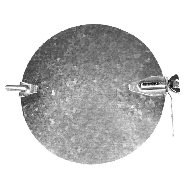 Cody 30014 Galvanized 14-in Damper with Hardware for Start Collar, 26 Gauge