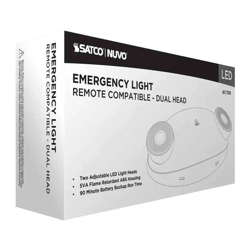 Satco 67-139 Emerg Light Dh - Rc 1W