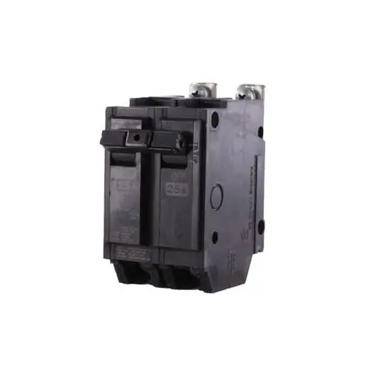 Ge THQB2125 THQB Miniature Circuit Breaker 2-Pole 25 Amp 120/240 Volt AC