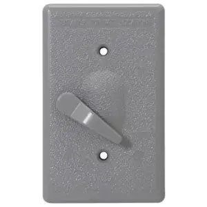 Crouse Hinds TP7280 Weatherproof Toggle Switch Cover Single-Gang