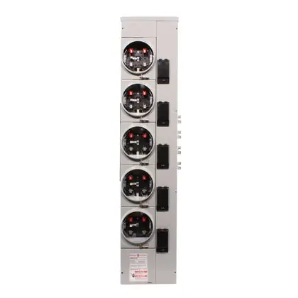 Abb TMPR8512R Meter Stack Module, 800A, 5 x 125A Socket, 1PH, Ringless, NEMA 3R