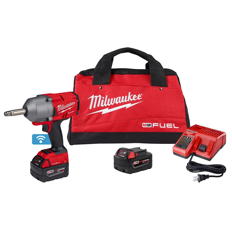 Milwaukee 2769-22 M18 Fuel 1/2 in. Extended Anvil Controlled Torque Impact Wrench with ONE-KEY Kit