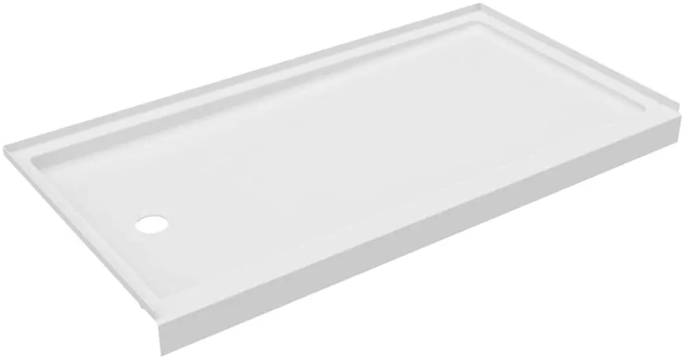 Swan FR-3260L 010 Veritek 32 in x 60 in Retrofit Shower Floor with Left Hand Drain
