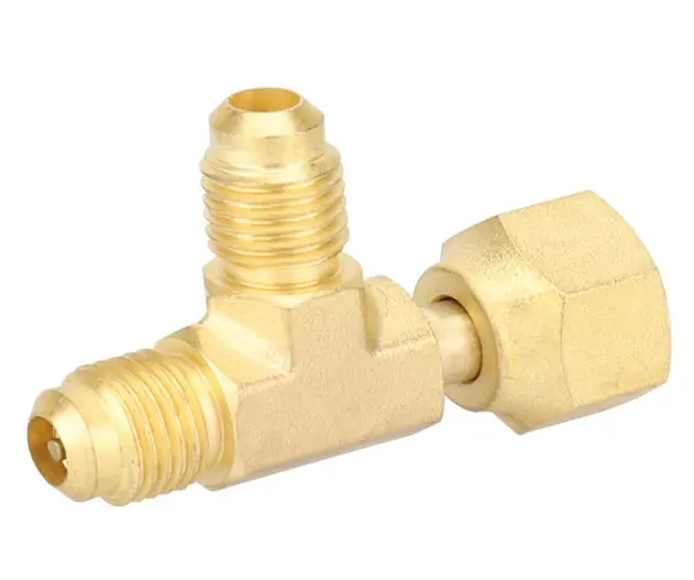 Navac F1027 Tee Connector 1/4 x 1/4 in (3-Pack)